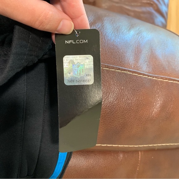 Men’s Ultra Game NFL Panthers Fleece Lined Sweatpants Joggers Size Large - Picture 13 of 16